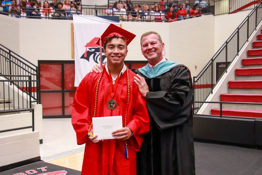 Dr. Thurman at graduation